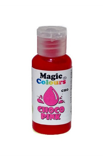 צבע מאכל ורוד בג'ל לשוקולד Magic colours