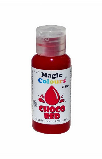 צבע מאכל אדום בג'ל לשוקולד Magic colours