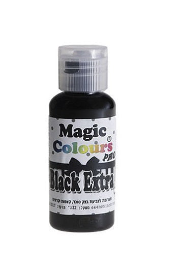 צבע מאכל ג'ל שחור אקסטרה מחוזק Magic colours