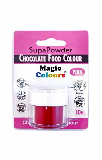 אבקת צבע מאכל לשוקולד ורוד Magic Colours