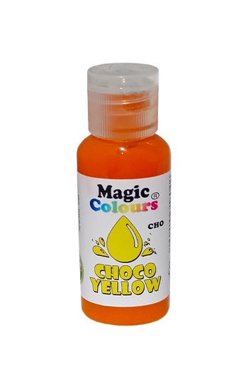 צבע מאכל צהוב בג'ל לשוקולד Magic colours