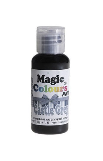 צבע מאכל ג'ל אפור טירה Magic colours