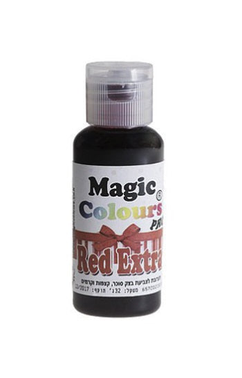 צבע מאכל ג'ל אדום אקסטרה Magic colours